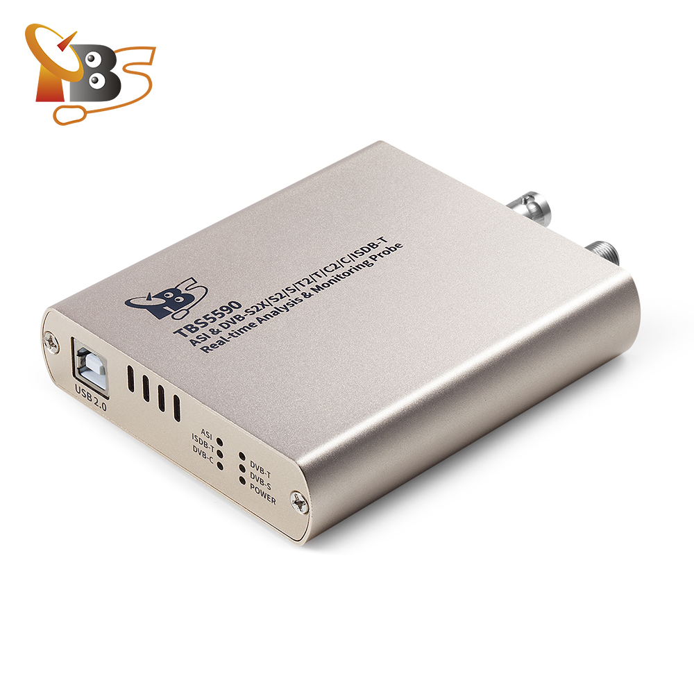 TBS5590 мульти-стандартный DVB-S2 DVB-T2 DVB-C ISDB-T анализ в режиме реального времени и мониторинг зонд