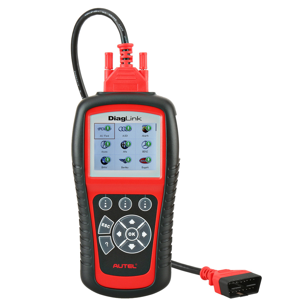 Autel DiagLink OBD2 сканирующее устройство/считыватель кодов для трансмиссии подушек безопасности двигателя ABS (новая DIY версия Autel MD802)