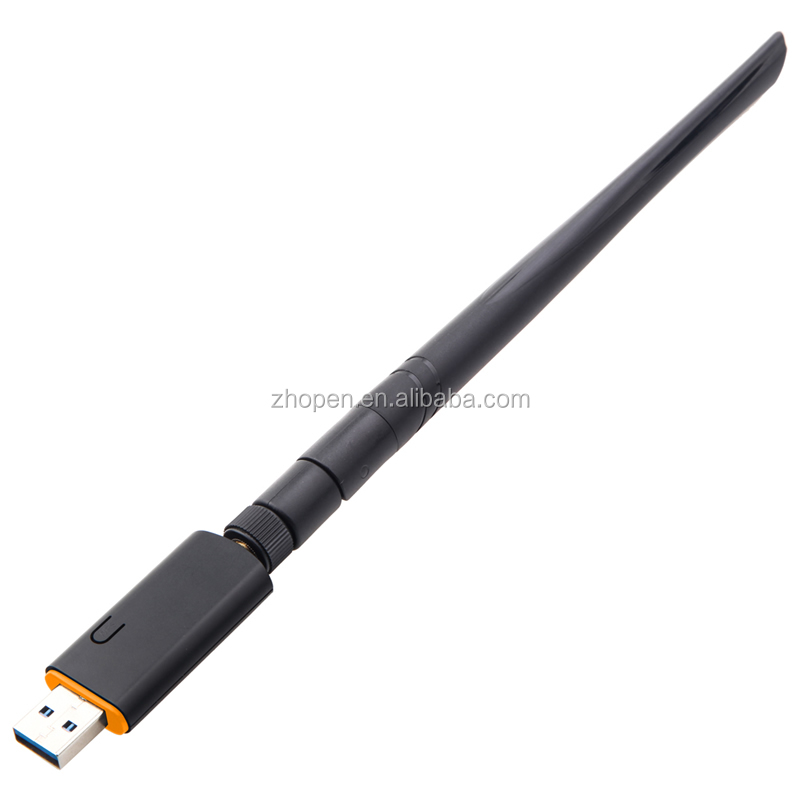 Китайский поставщик oem антенна wifi usb двойной адаптер 1200 2,4 ГГц беспроводной usb приемник передатчик usb wifi для windows ce 6,0
