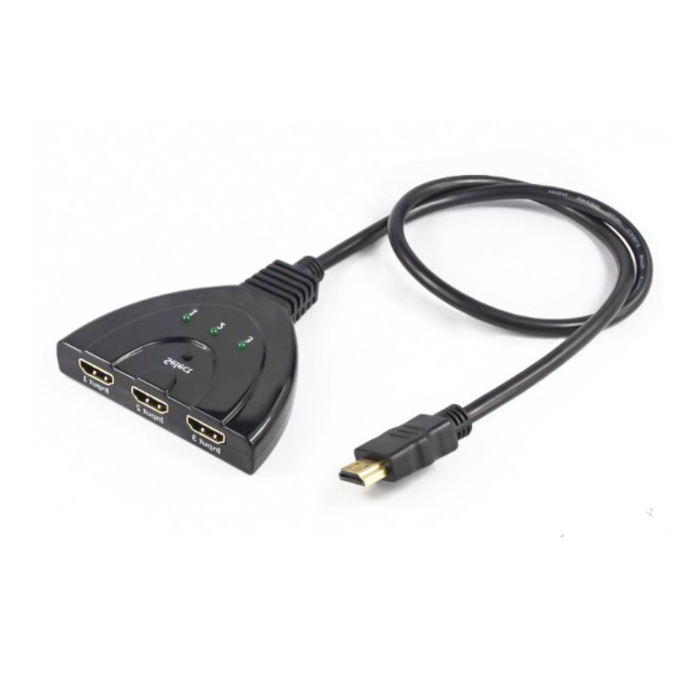 3 порта HDMI переключатель splitter 3x1 hdmi переключатель с пультом дистанционного управления 4K x 2K @ 30 Гц HDMI V1.4 с ИК-пультом дистанционного управления