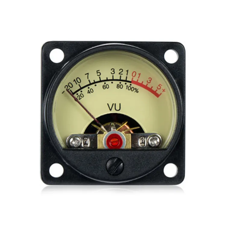 Mini DC Voltmeter pointer type VU meter VU-35 ammeter 35*35mm
