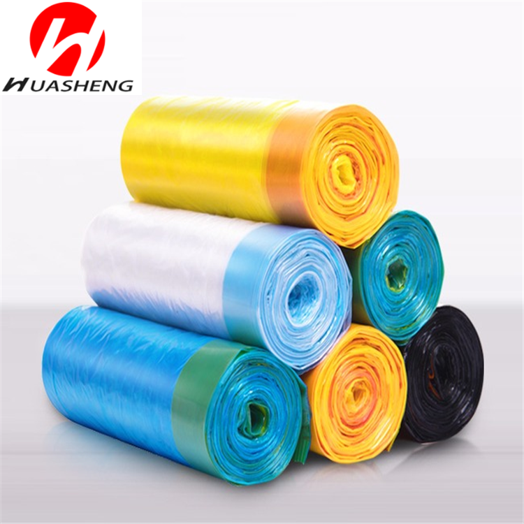 Оптовая продажа drawstring отказаться сумки мусорные вкладыши draw tape bag