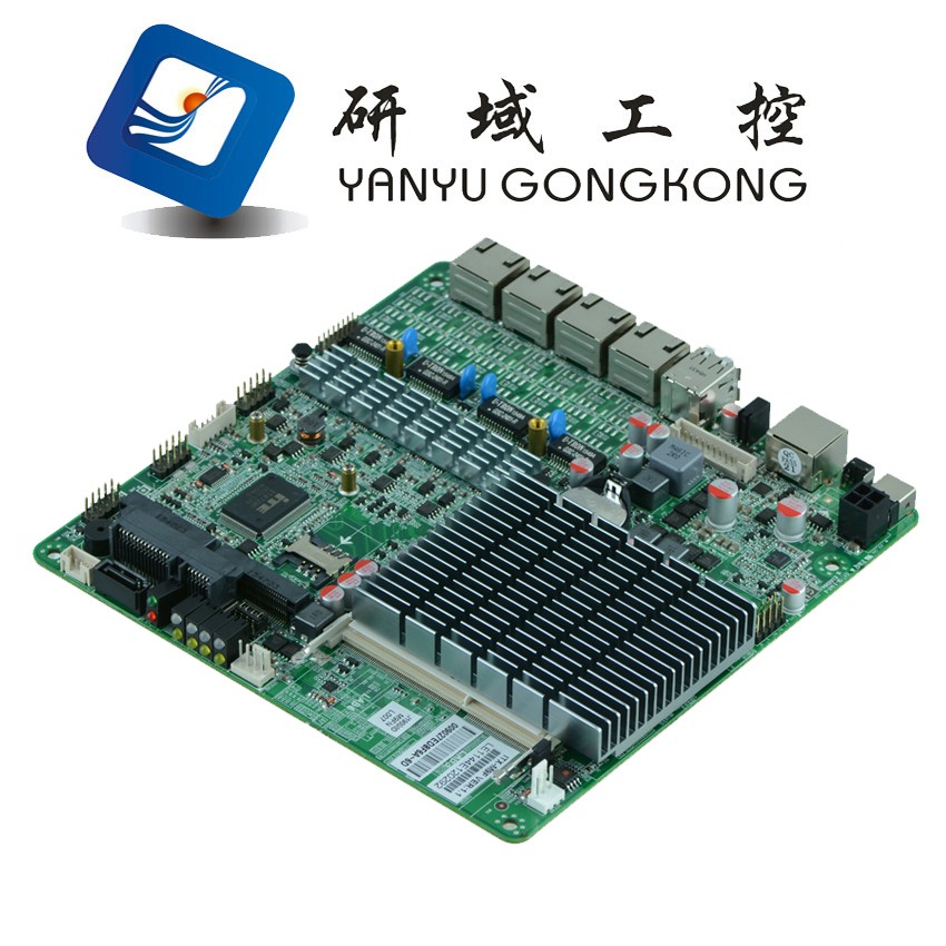 ITX-M9F -- OEM 4 порта ethernet Серверная материнская плата-Intel Bay trial J1900 материнская плата брандмауэра с 4 гигабитными lan/ DC Питанием 4RJ 45