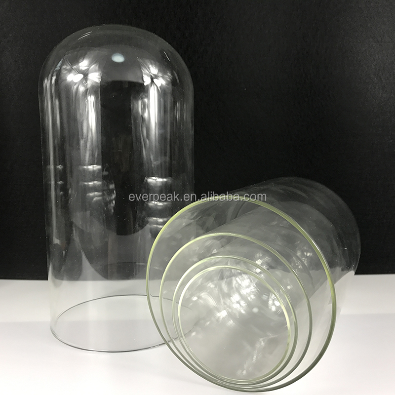 Продвижение Стекло лампы дисплей колбы оптовая Cloche купол с деревянной базы