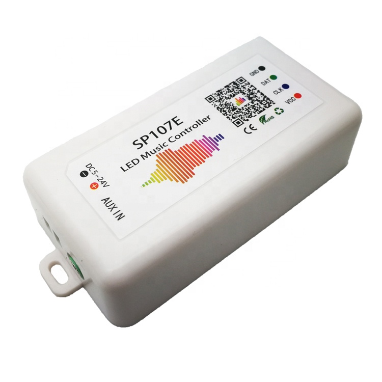 Пиксельный светодиодный музыкальный контроллер SP107E WS2811 WS2812 RGBW RGB, адресуемый ws2812B