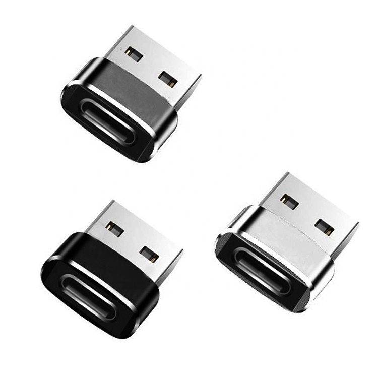 Переходник с USB на usb type c малого размера