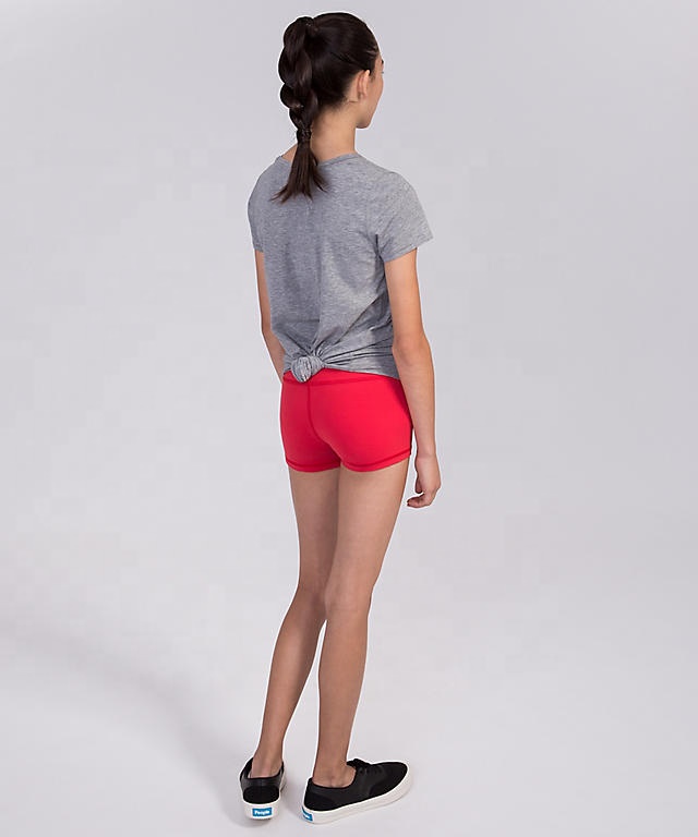 Kids Clothing compression boy cut mini shorts girls in tight short for dancing
