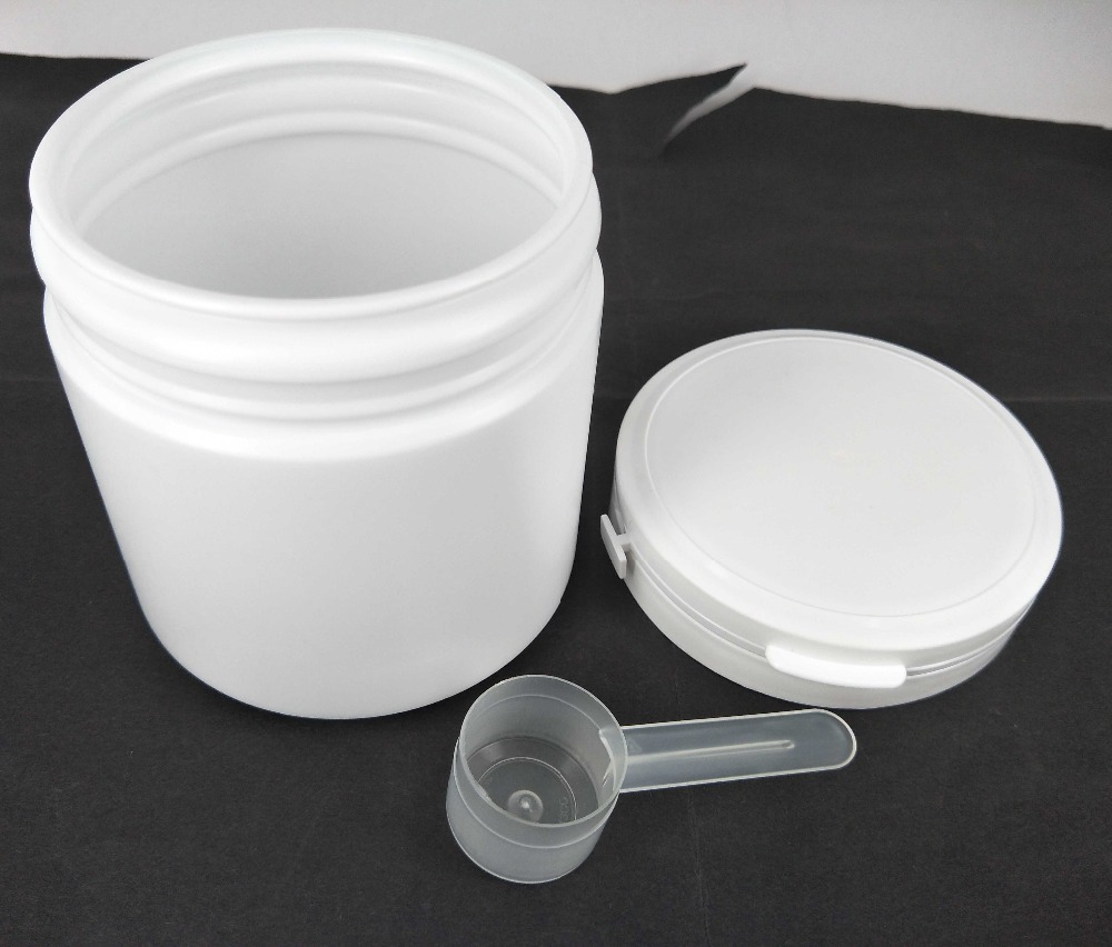Герметичная пластиковая банка для крышки HDPE с широким горлышком объемом 600 мл