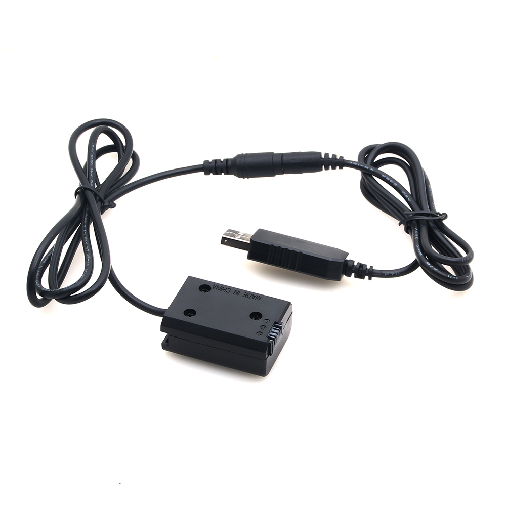 a7ii NP-FW50 Dummy Battery + DC Power Bank (5V 2A) USB Adapter Cable Replacement D4777