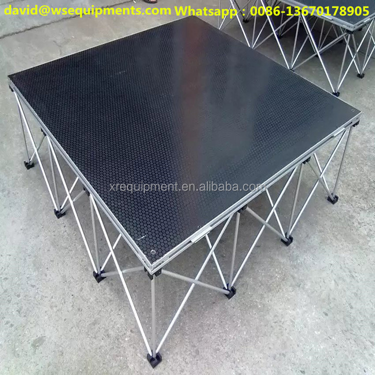 TUV легкие портативные сцены 4 'x 4' с складной ножкой 16 ''для установки барабана