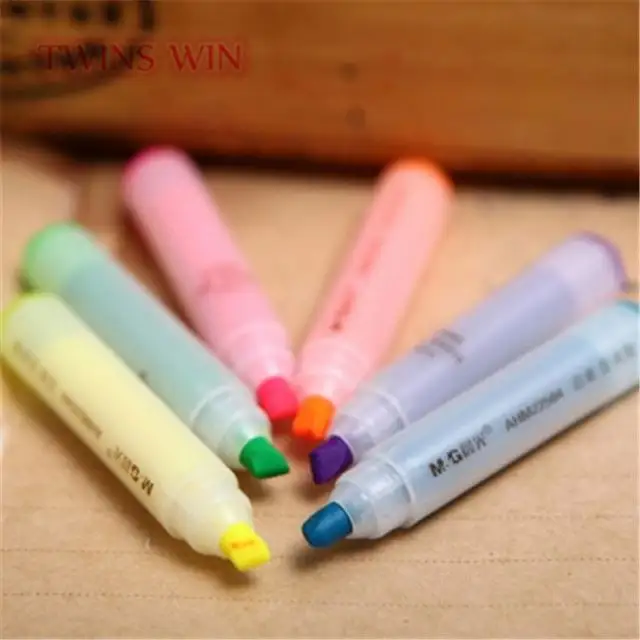 2019 New Products Made In China Cute Cartoon Marker Highlighter Pen 026