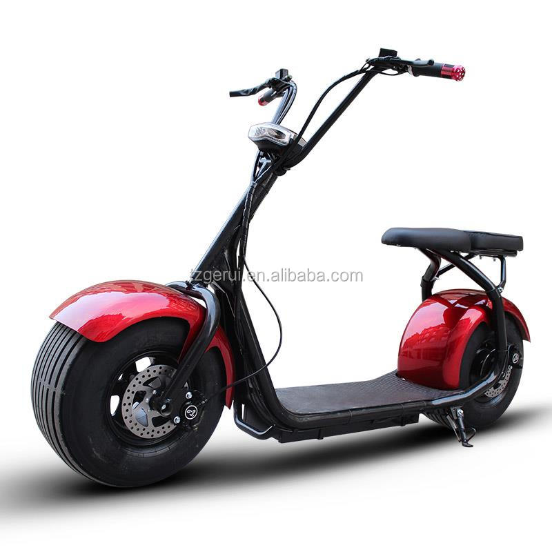 Classic style hot sale off road fat tire citycoco har electric motorcycle 1000w 1500w
