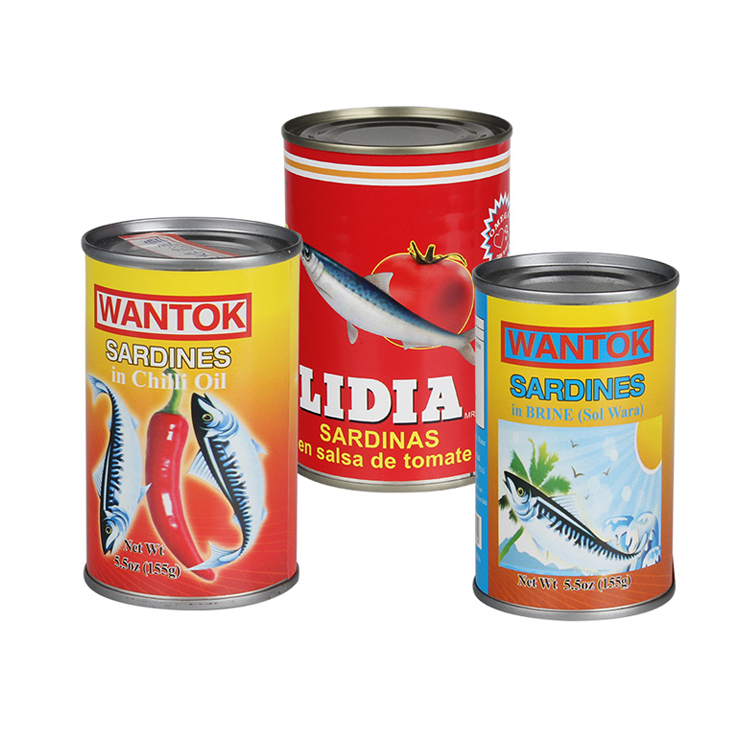 Консервированные сардины в томатном соусе/масле/рассоле/NW425G/DW235G