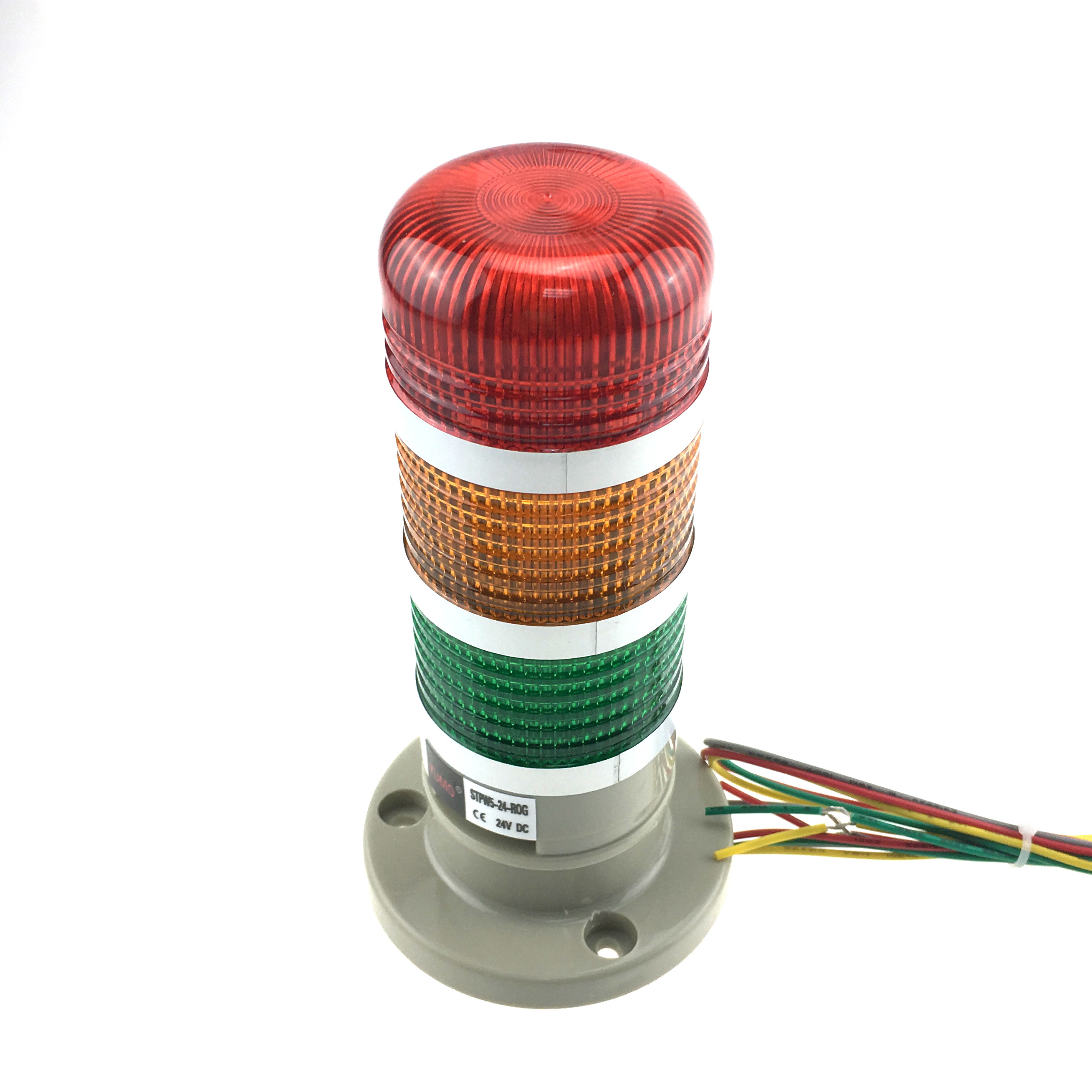 Водонепроницаемый IP67 DC24V STPW5-24-ROG башенный свет (красный, желтый, зеленый)