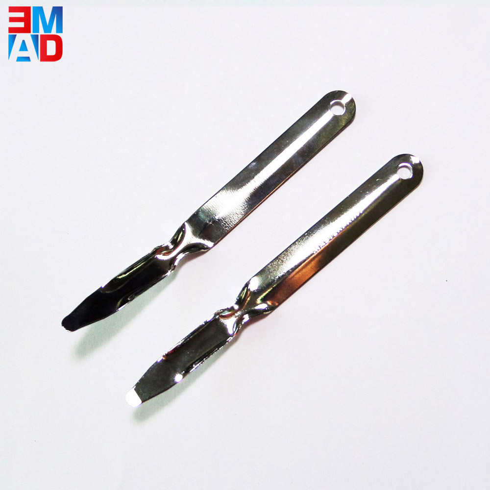 Metal office hand staple remover and letter opener
