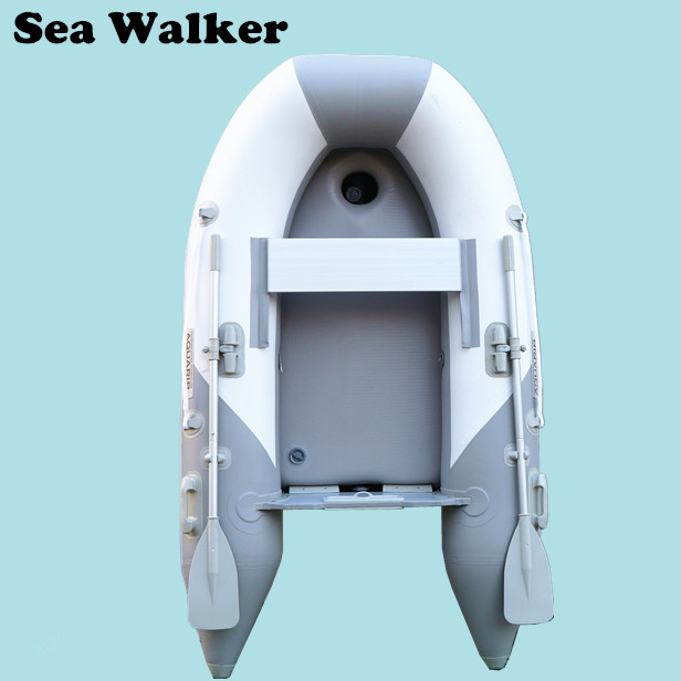 Seawalker Высококачественная 2,3 м надувная рыболовная лодка плот из ПВХ с воздушной палубой, гребная лодка с сертификацией CE