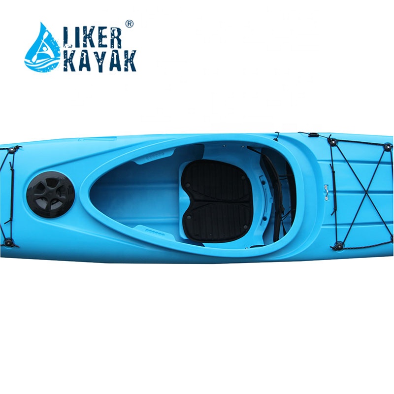 450cm single seat kayak sit in ocean kayak with rudder