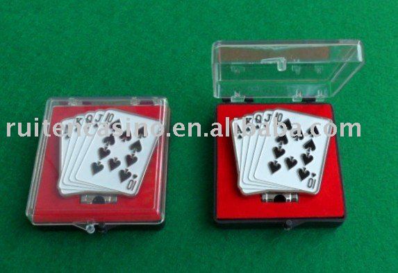 Royal Flush покерный зажим для денег, зажим для денег, защита карт, покерный чип,
