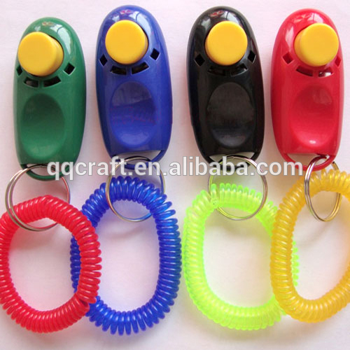 QQPET Eco-friendly pet dog clicker & toy clicker & dog clicker