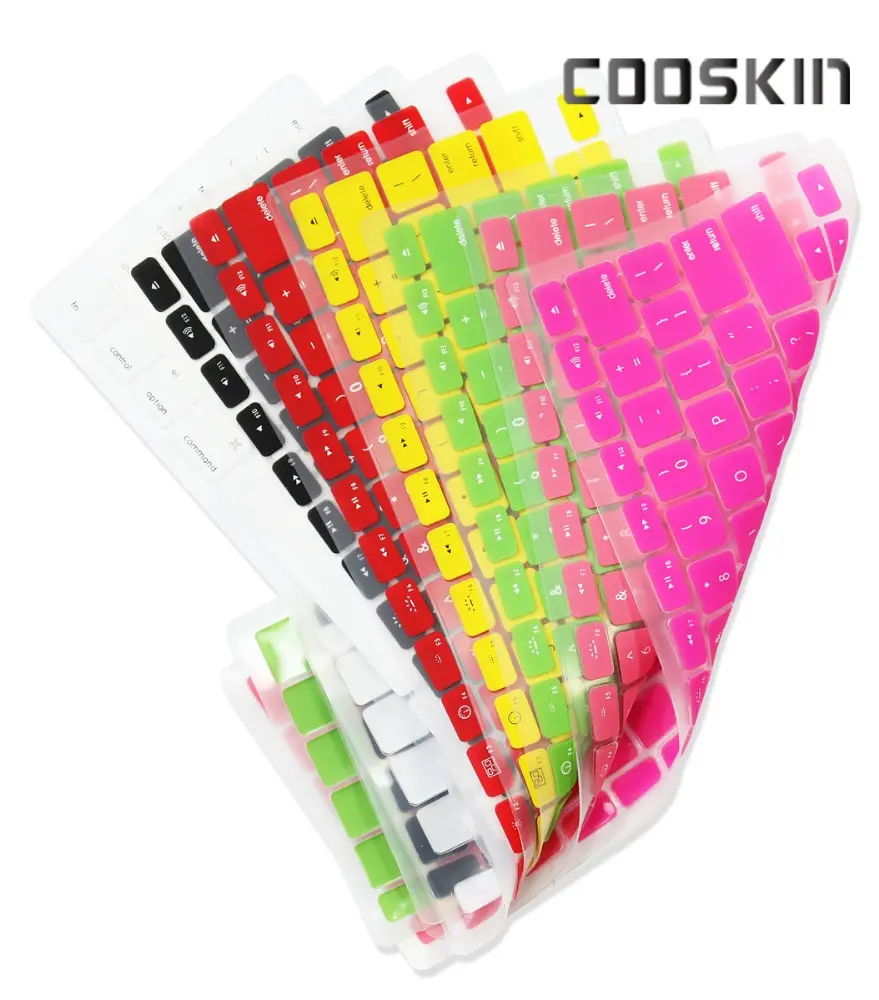 For Macbook Keyboard Protector for MacBook for asus for hp Colorful Silicone Keyboard Cover