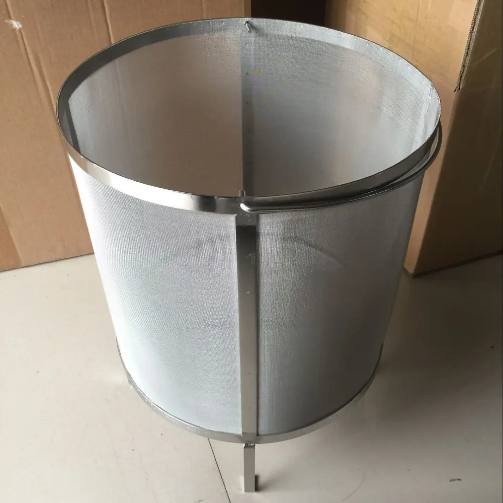 100 300 400 800 micron stainless steel home brewing grain basket