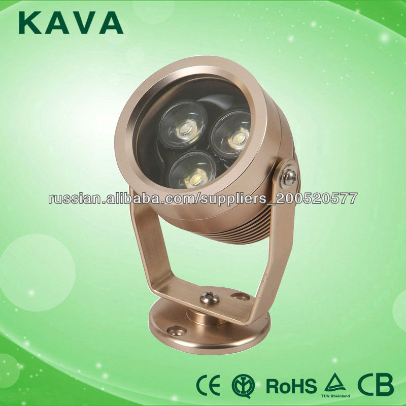 Гарантия 2года IP65 3W привело заливающего освещения с CE и RoHS
