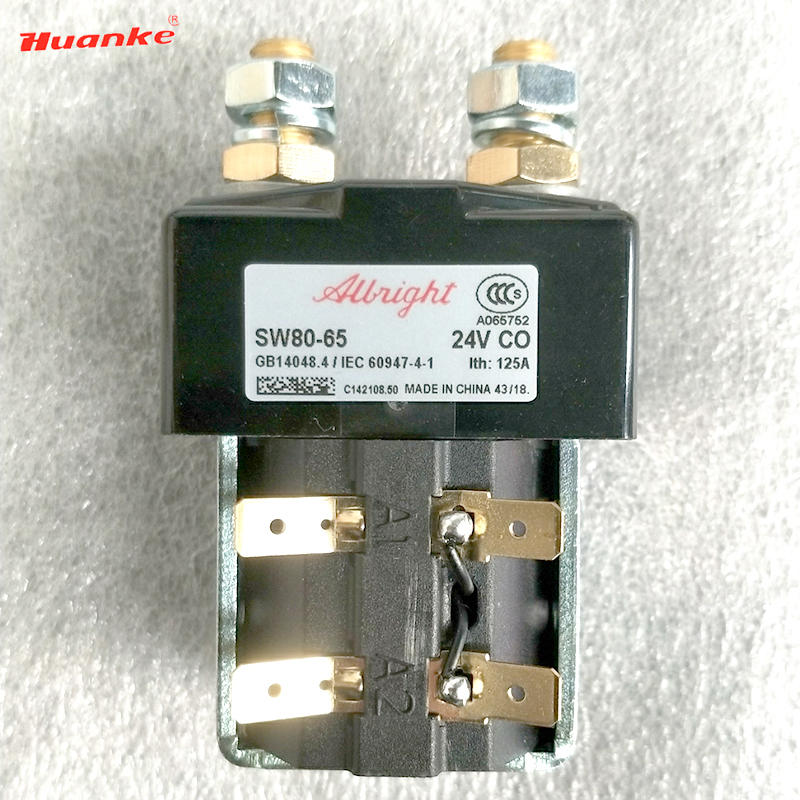 Высокое качество 24v 100A оригинальный Олбрайт контактор постоянного тока SW80-65 для Hyster /Heli forklit