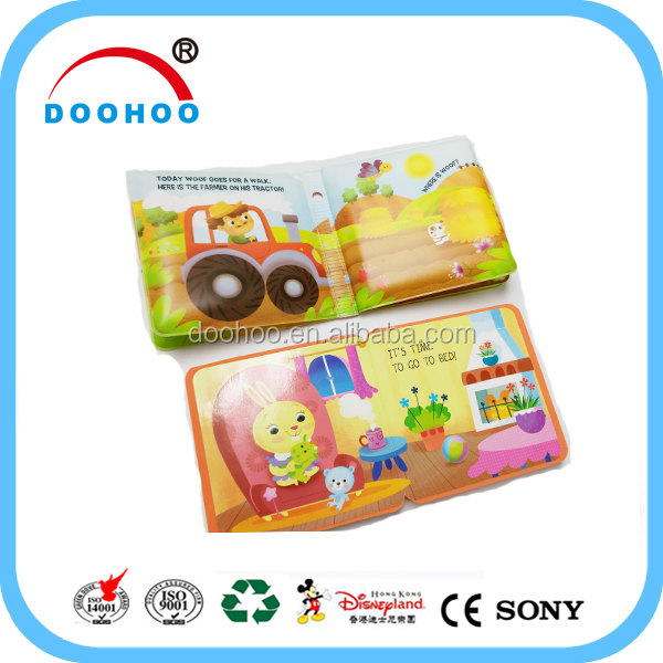 Eco-friendly EVA soft bedtime and bath book for Children