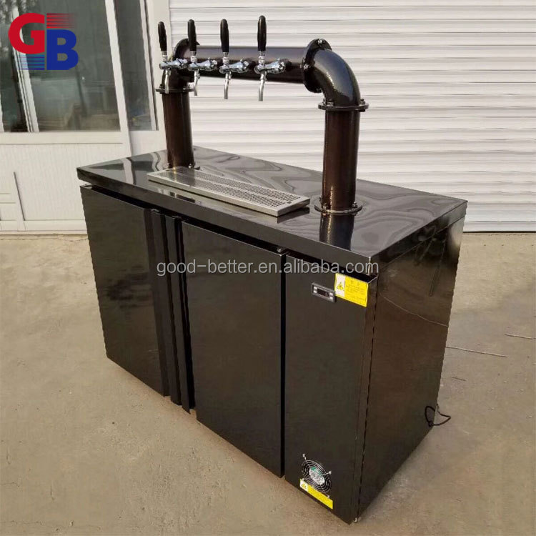 GB103065 горячий продавать бочонок пива черный холодильник может держать 6 шт 1/6 тонкий бочонок