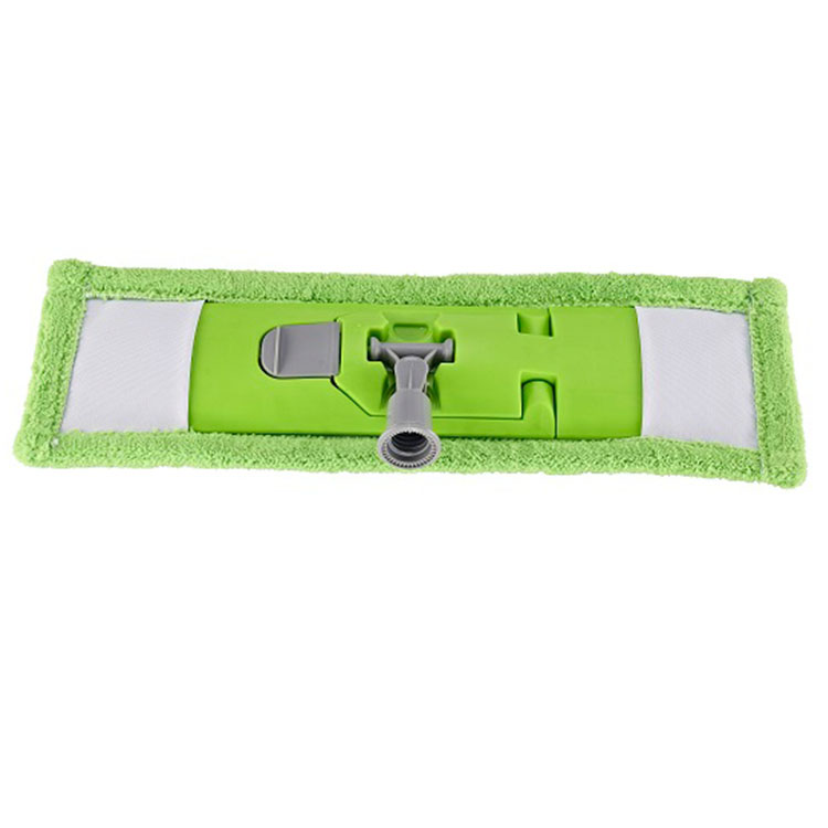 New Design Household Green Cleaning Double Side Flat Microfiber Mop Head