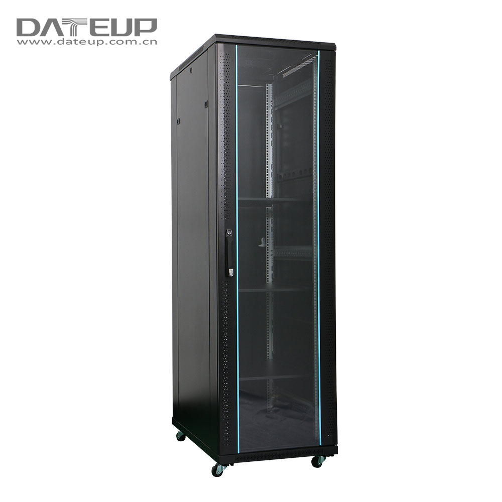 Ningbo DATEUP 19 дюймов 32U/37U/42U 5G телекоммуникационное оборудование серверная стойка/сетевой шкаф/корпус центра данных 800*1000