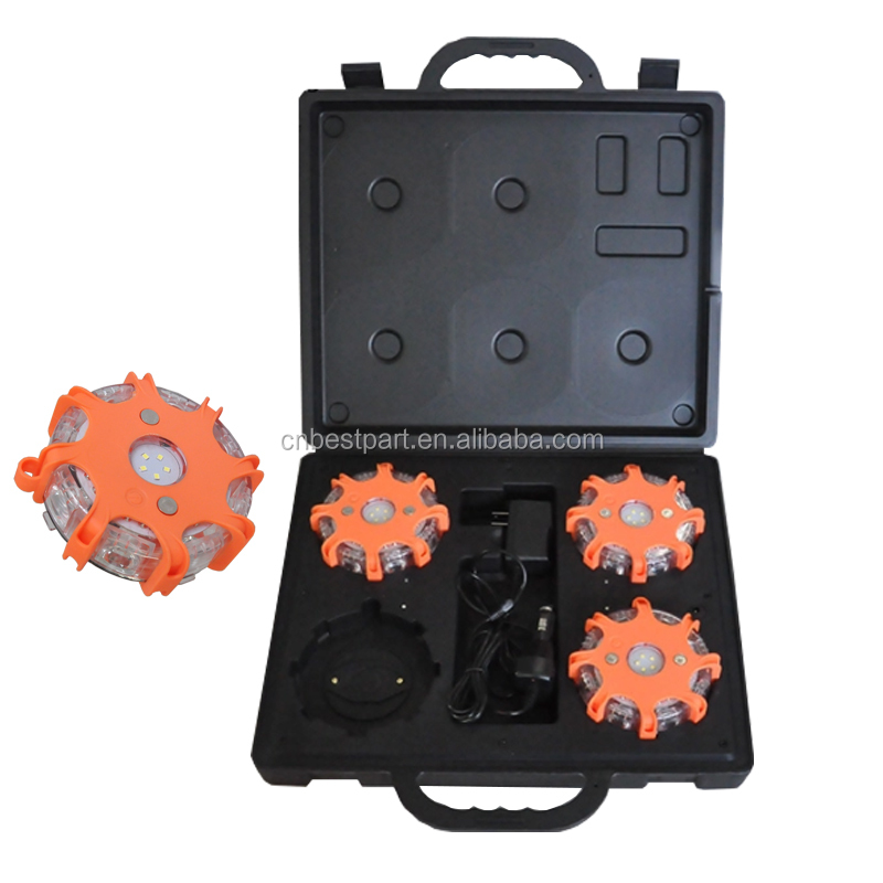 4pcs a Pack High Power LED Warning Light with Sequentia and Work Light Waterproof Long Running time