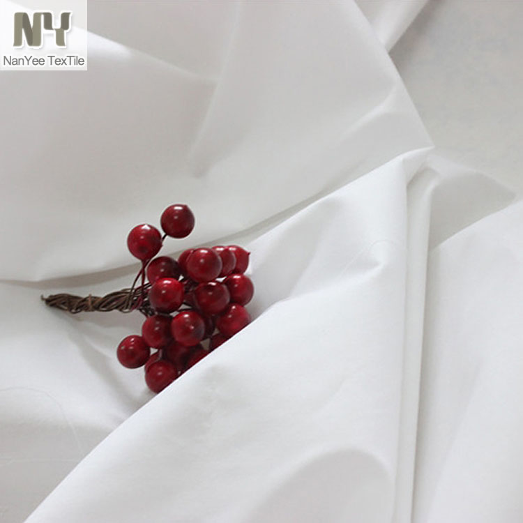 Nanyee текстиль 70GSM светлый яркий белый цвет 100% хлопок батист