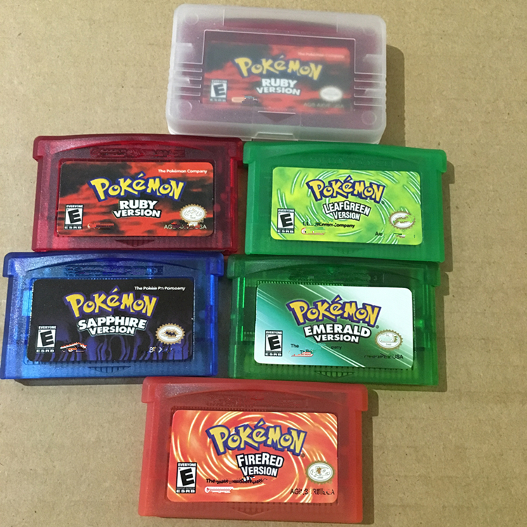 Высокое качество Рождество игры «Pokemon для gameboy видеокарта