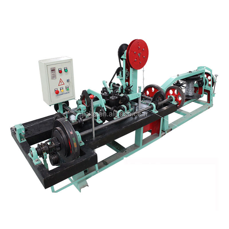 Electro galvanized wire barbed wire making machines production line