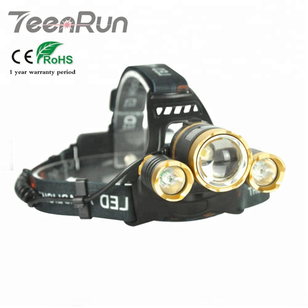 Ультра яркие светодиодные фары 8000 Люмен фонарик легкий Headtorch с ремешком