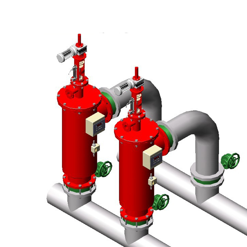 Self cleaning irrigation water filter