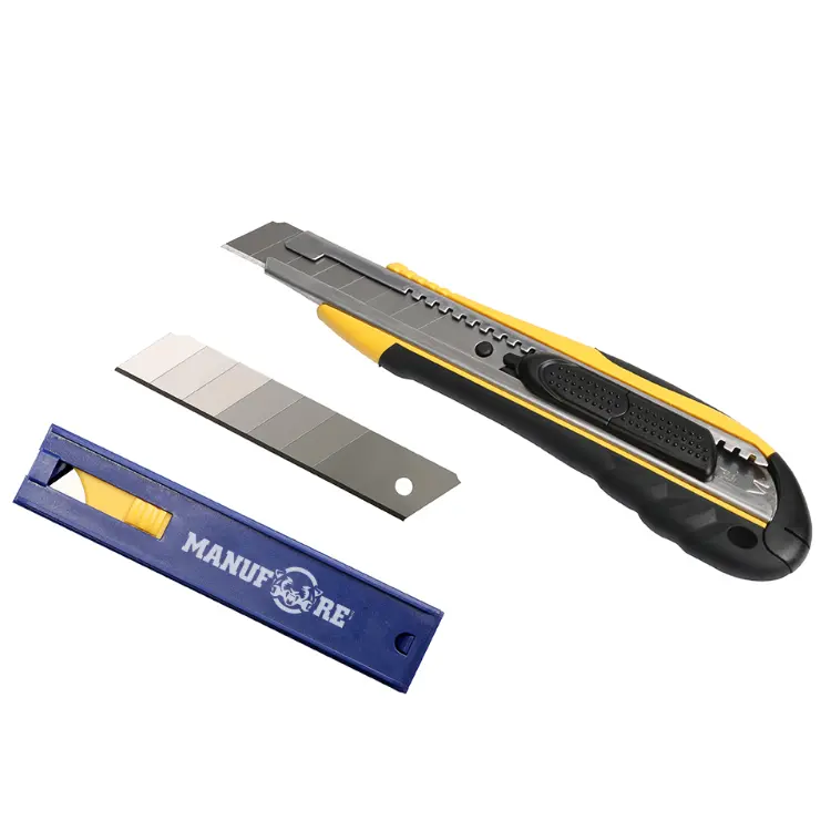 Super Durable Large Utility Knife Open Box Tool Wallpaper Cutter Razor Blades Knife School and Office Stationery