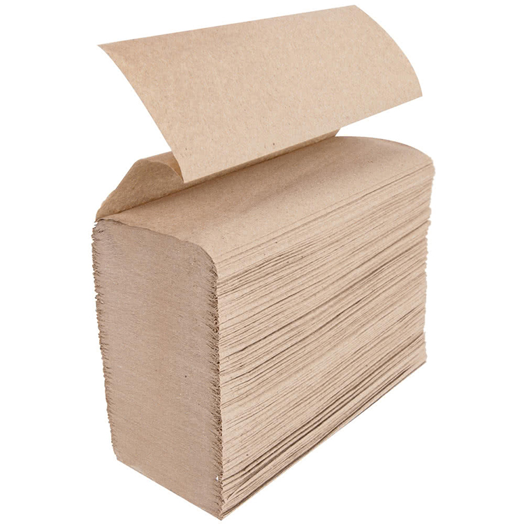 Eco-Friendly 250-sheet M-Fold Recycled Pulp 1-2 ply Coreless Bamboo Toilet Paper FSC Certified Pack multi fold paper towel