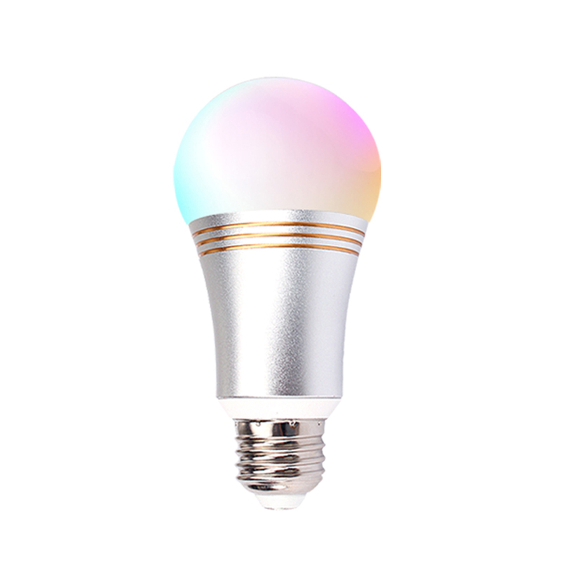 Светодиодная лампа E27 5 Вт с дистанционным управлением Rgb Wifi Smart Google Home Alexa