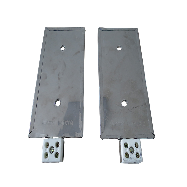stainless steel mica heater plate with ceramic terminal