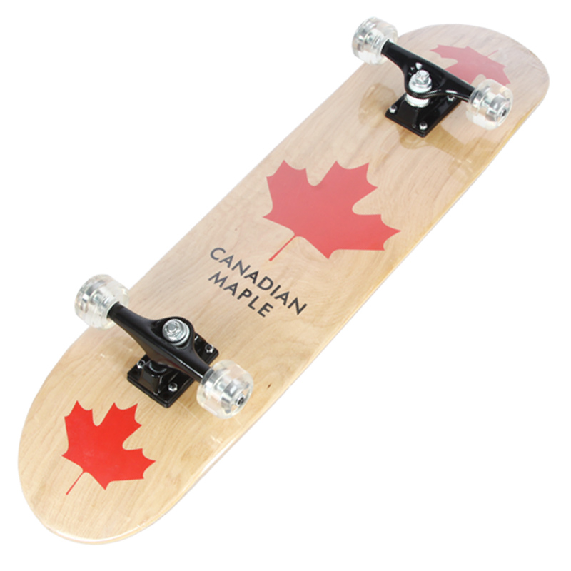 9ply Canadian wood maple 31 inch Four Wheels Skateboard