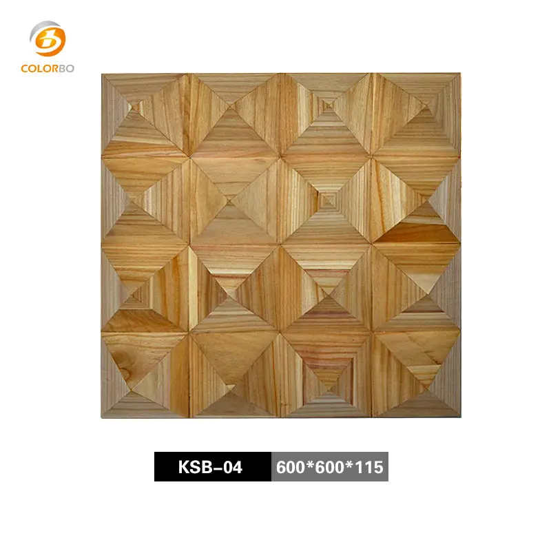 Wooden Acoustical Diffuser China 3D Solid Wooden QRD Sound Diffuser Sound Reflector Acoustic Panel/ Diffuser