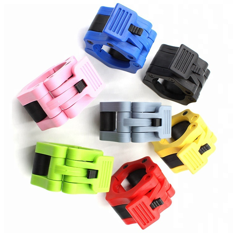 Wholesale 2" Gym Dumbbell Buckle Lock Ring Clamp Plastic Barbell Collar