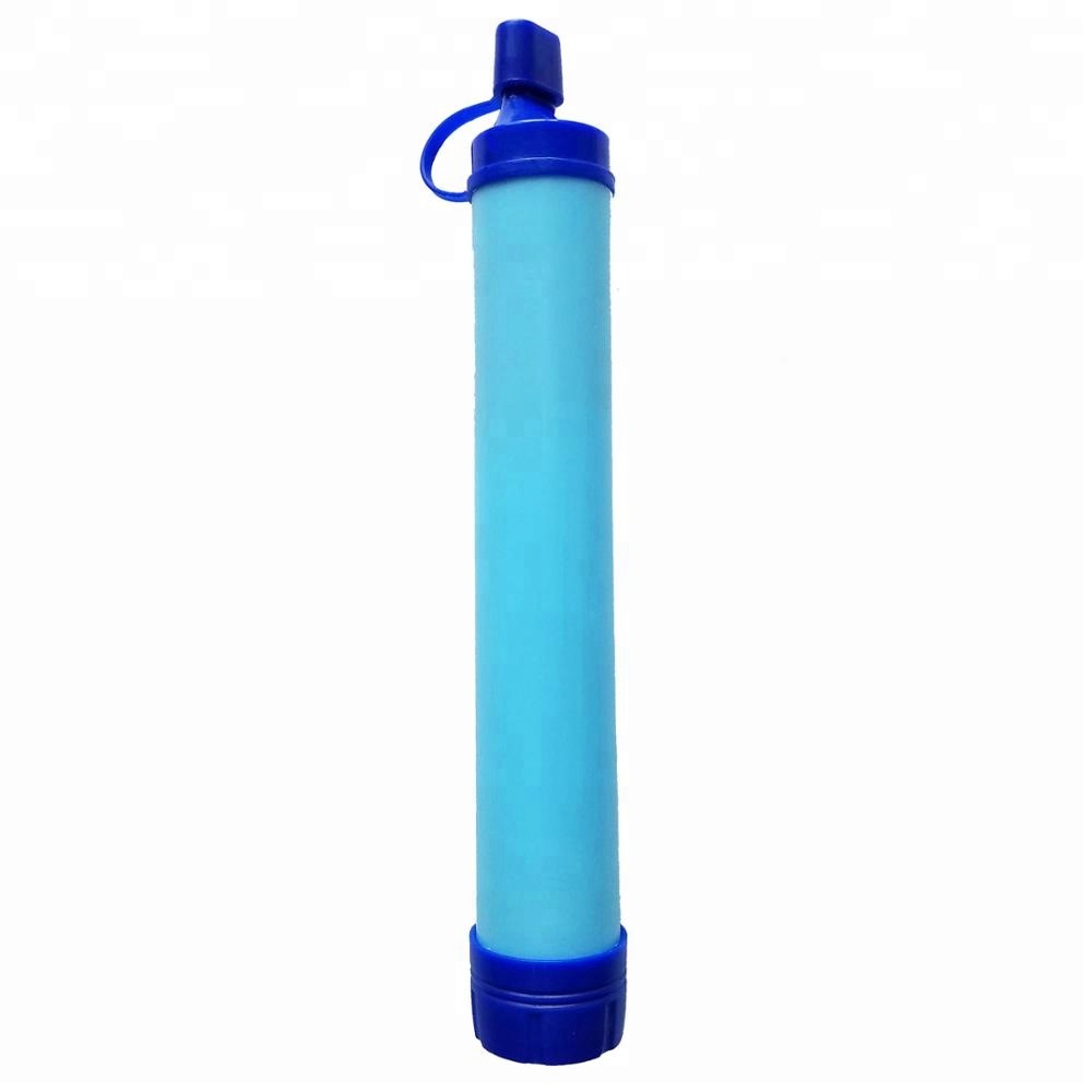 plastic outdoor survival personal water filter straw