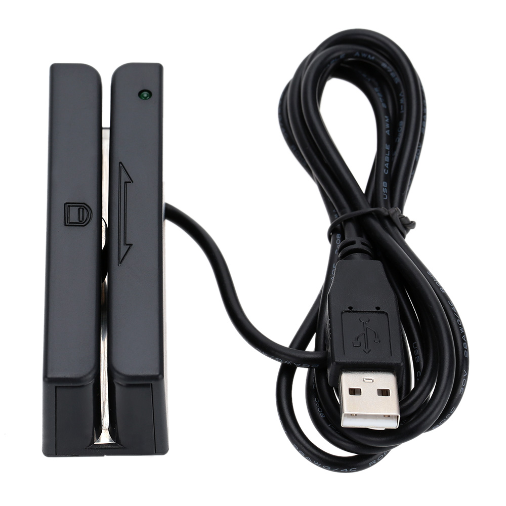 SYC580 RS232 USB Считыватель магнитных кредитных карт 123 трек считыватель магнитных полос карт