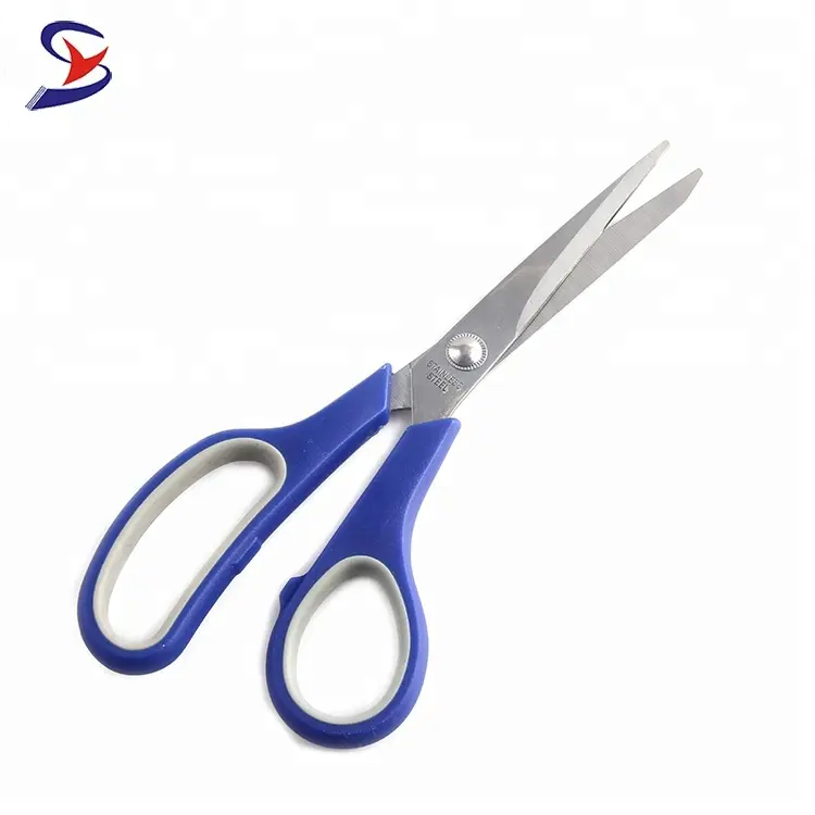 Wholesale stainless steel scissors with plastic handle