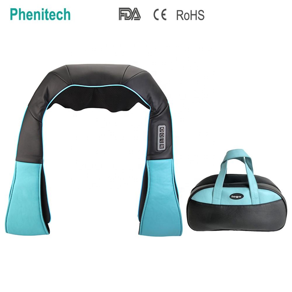 Phenitech Новый электрический машина для Шиацу шеи массажная подушка с функцией нагрева