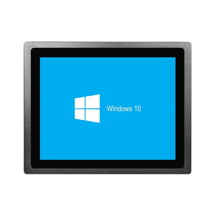 Aluminum alloy casing 19inch fanless industrial touch panel pc for Vending machine