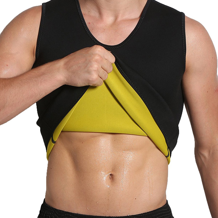 Private label управления вес тонкий неопрен body shaper жилет для мужчин